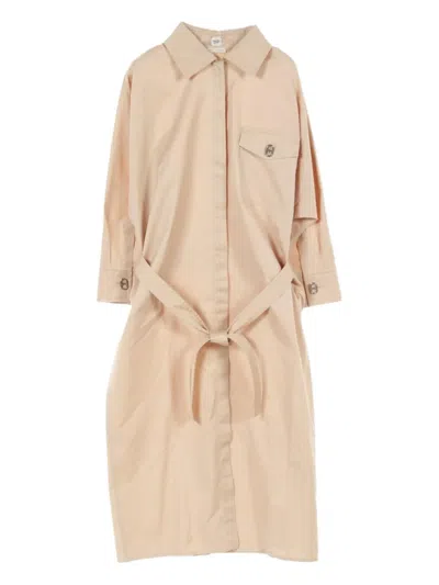 Pre-owned Hermes 2010s Chaîne D'ancre Dress In Neutral