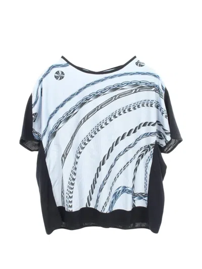 Pre-owned Hermes 2010s Color-block T-shirt In Black