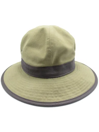 Pre-owned Hermes 2010s Cotton Hat In Green