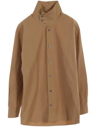 Pre-owned Hermes 2010s Cotton Shirt In Neutrals