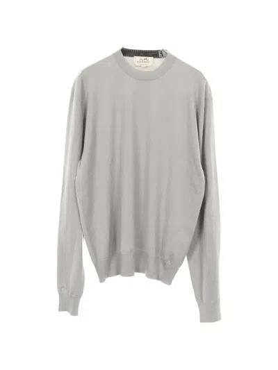 Pre-owned Hermes 2010s Crew-neck Sweater In Grey