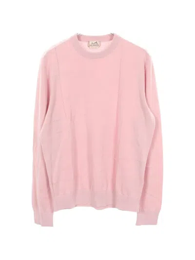 Pre-owned Hermes 2010s Crew-neck Sweatshirt In 粉色