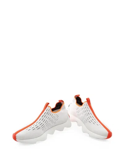 Pre-owned Hermes 2010s Eclair Slip-on Sneakers In White
