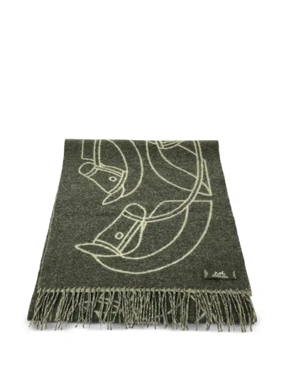 Pre-owned Hermes 2010s Entrelac Eskettle Scarf