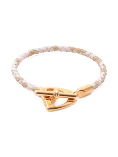 Pre-owned Hermes 2010s Etrier Bracelet In Gold