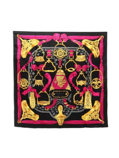 Pre-owned Hermes 2010s Etriers Silk Scarf
