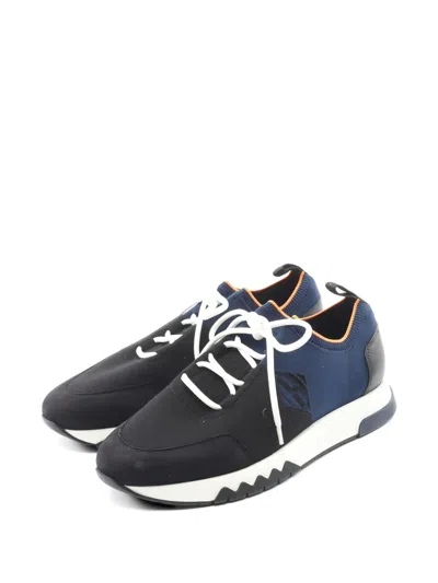 Pre-owned Hermes 2010s Exploit Sneakers In Black