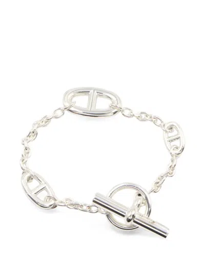 Pre-owned Hermes 2010s Farandole Bracelet In Silver