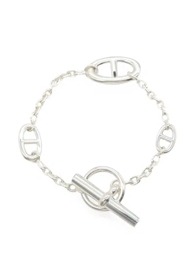 Pre-owned Hermes 2010s Farandole Bracelet In Silver