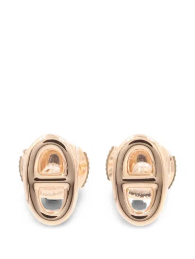 Pre-owned Hermes 2010s Farandole Earrings In Pink