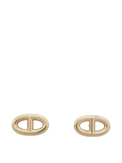 Pre-owned Hermes 2010s Farandole Stud Earrings In Pink