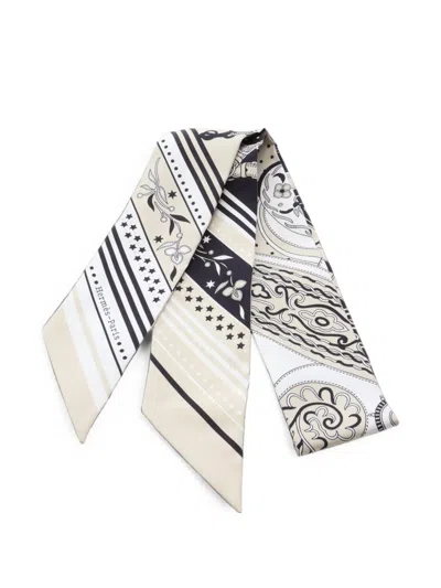 Pre-owned Hermes 2010s Festival Des Amazones Scarf In Neutrals
