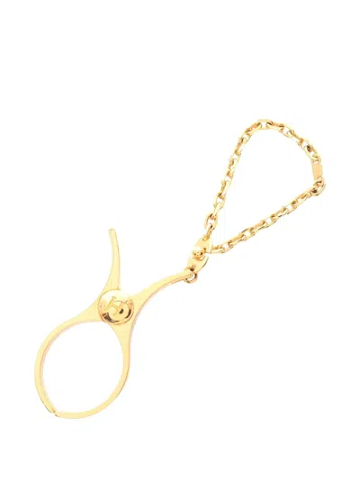 Pre-owned Hermes 2010s Filou Glove Holder In Gold