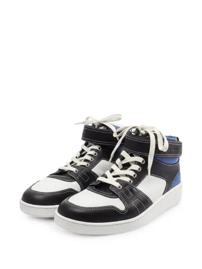 Pre-owned Hermes 2010s Freestyle High-top Sneakers In Black