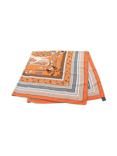 Pre-owned Hermes 2010s Graphic-print Scarf