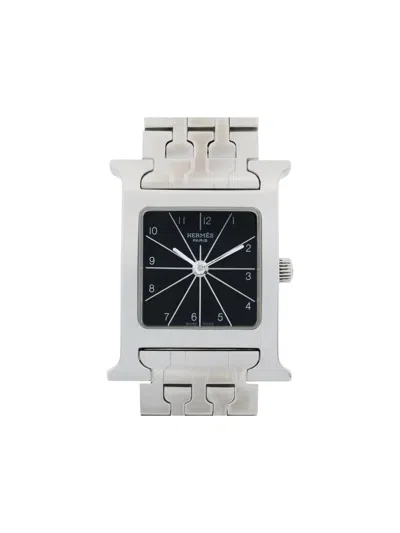 Pre-owned Hermes 2010s H 21mm In Black