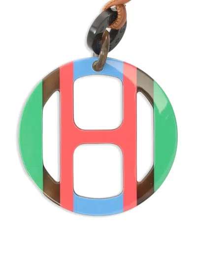 Pre-owned Hermes 2010s H Equipe-charm Necklace