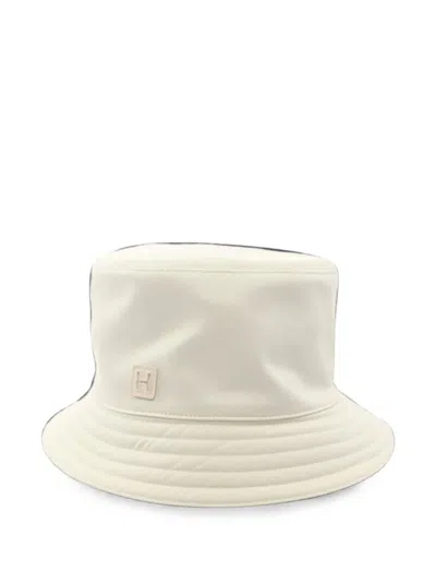 Pre-owned Hermes 2010s H-cut Bucket Hat In Neutrals