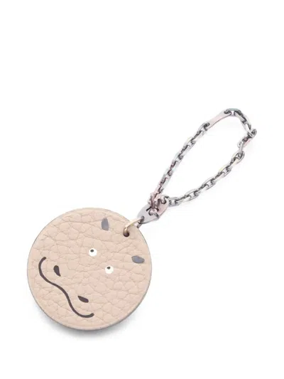 Pre-owned Hermes 2010s Hippopotamus Bag Charm In Neutrals