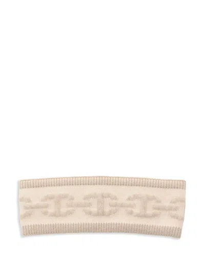 Pre-owned Hermes 2010s Honesty Headband In Neutrals