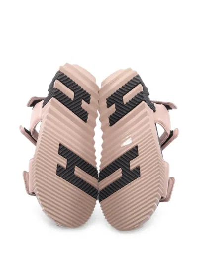 Pre-owned Hermes 2010s Junior Touch-strap Sandals In Pink