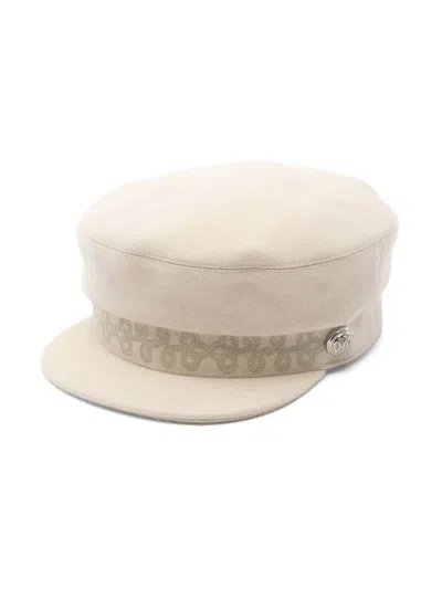 Pre-owned Hermes 2010s Kabul Cap In Neutrals