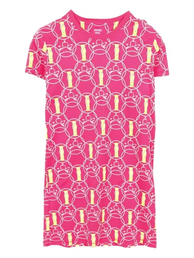 Pre-owned Hermes 2010s La Promenade Du Matin Dress In Pink