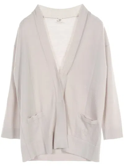 Pre-owned Hermes 2010s Long Cardigan In Grey
