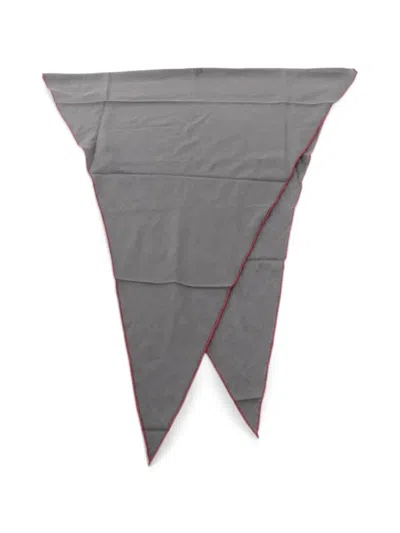 Pre-owned Hermes 2010s Losange Gm Scarf In Grey