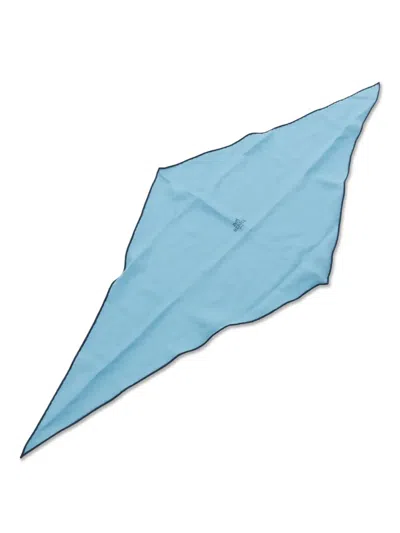 Pre-owned Hermes 2010s Losange Scarf In Blue