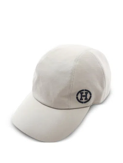 Pre-owned Hermes 2010s Mile H Circle Cap In Neutrals