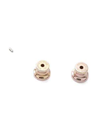 Pre-owned Hermes 2010s Mini Pop H Earrings In Pink