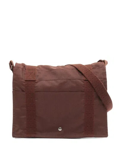 Pre-owned Hermes 2010s Mm Canvas Shoulder Bag In Brown