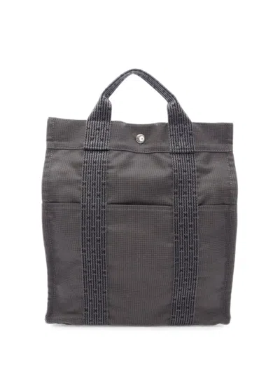 Pre-owned Hermes 2010s Mm Herline Ad Backpack In 灰色
