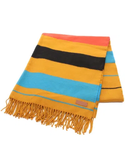 Pre-owned Hermes 2010s Neo Rocabar Stall Scarf In Yellow