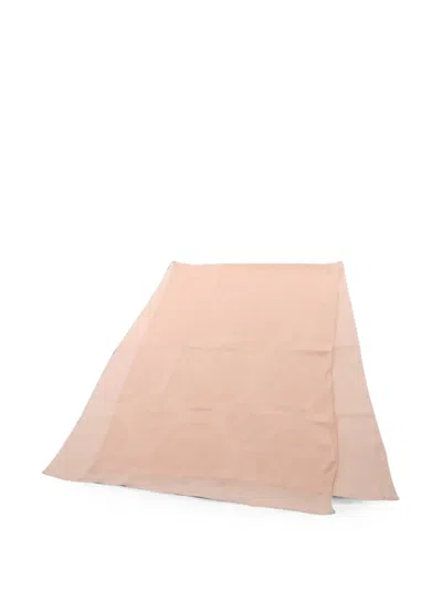 Pre-owned Hermes 2010s New Libris Chiffon Scarf In Pink