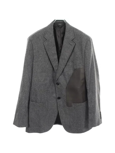Pre-owned Hermes 2010s Notched-lapels Blazer In Grey