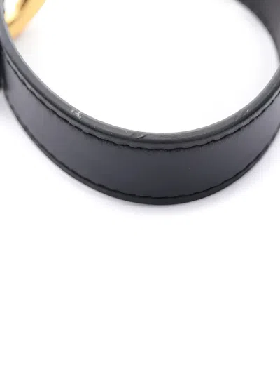 Pre-owned Hermes 2010s Pavane Stirrup Bangle In Gold