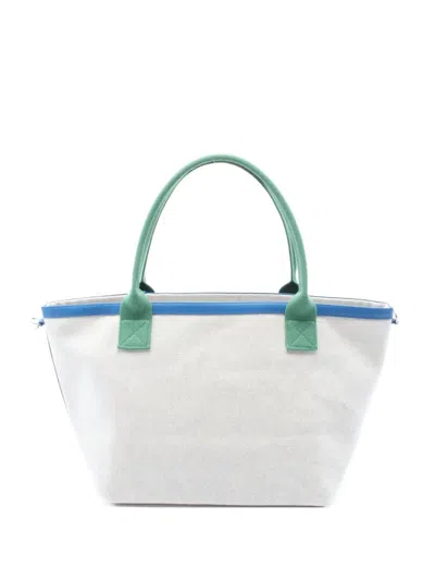 Pre-owned Hermes 2010s Petite Ash Tote Bag In Gray