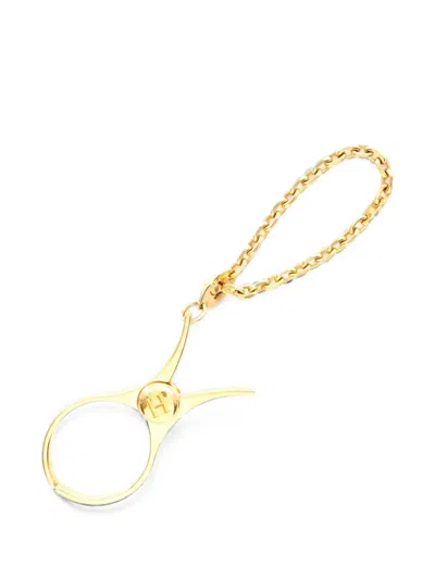 Pre-owned Hermes 2010s Philou Glove Holder In Gold