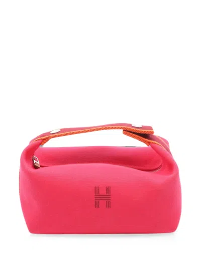 Pre-owned Hermes 2010s Pm Bride-a-brac Tote Bag In Pink
