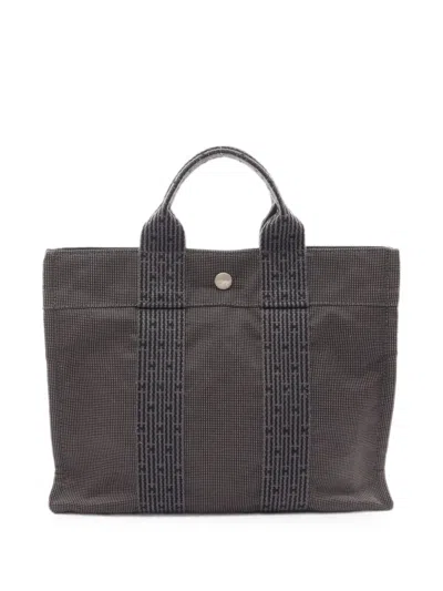Hermes 2010s Pm Yale Line Tote Bag In Gray