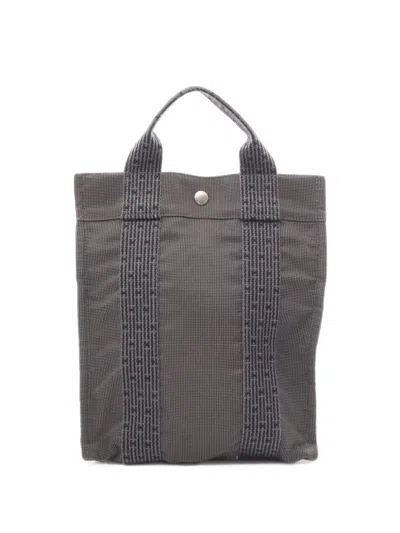 Pre-owned Hermes 2010s Pm Yell Line Backpack In Grey