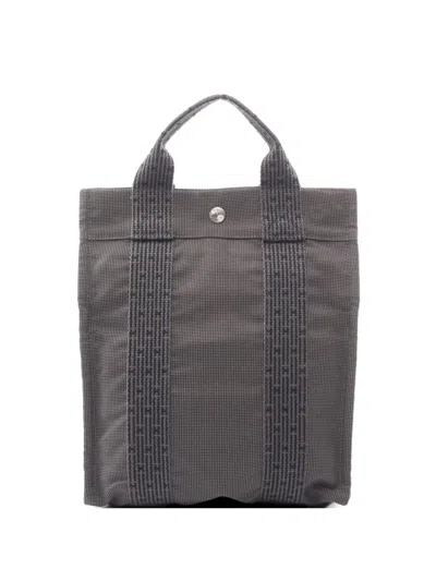 Pre-owned Hermes 2010s Pm Yell Line Pm Backpack In Gray