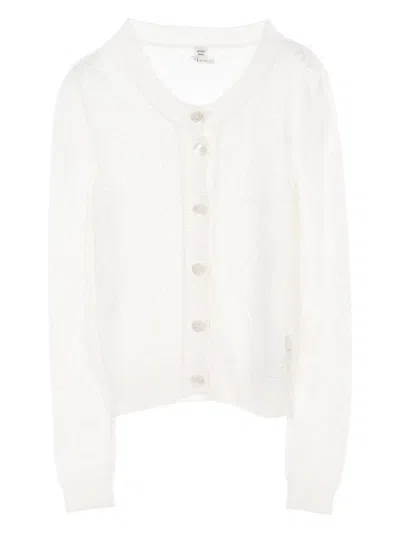Pre-owned Hermes 2010s Pointelle-knit Cardigan