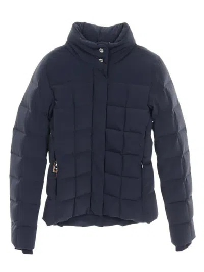 Pre-owned Hermes 2010s Quilted Jacket In Blue