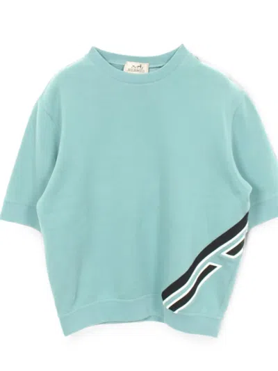 Pre-owned Hermes 2010s Run H Short-sleeve T-shirt In Blue