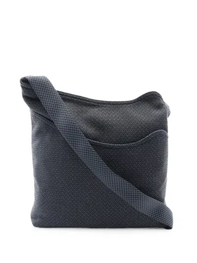 Pre-owned Hermes 2010s Sac De Gansage Shoulder Bag In Blue