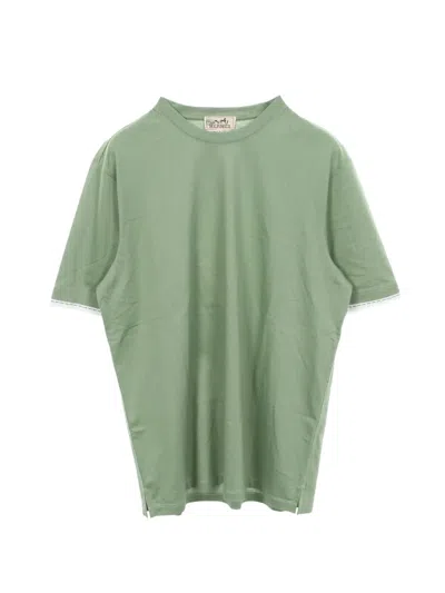 Pre-owned Hermes 2010s Short-sleeve T-shirt In Green