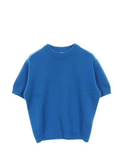 Pre-owned Hermes 2010s Short-sleeves Sweater In Blue
